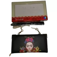 Cartera Frida Kahlo Original Importada Negra