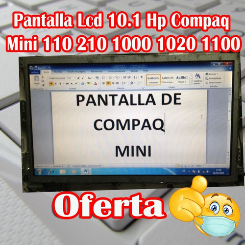 Pantalla Lcd 10.1 Hp Compaq Mini N101l6-l01 Rev.c2
