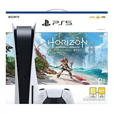 Sony Playstation 5 825gb Horizon Forbidden West Bundle Color Blanco Y Negro