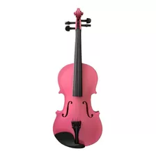 Violin 4/4 Especial Rosa Con Estuche/arco/puente Y Brea Ando