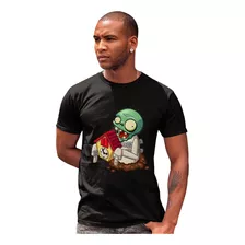 Playera Negra Alfa Plantas Vs Zombies Reloj Cuckoo