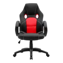 Cadeira De Escritório Cosco Home Chg901 Gamer Ergonômica Preta E Vermelha