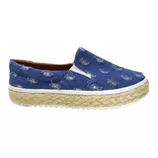 Tenis Feminino Slip On Sapatenis Casual Jeans Confortavel