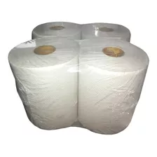 Bobina Toalla Papel Rollo X 200mts X 20 Cm Blanca X 4 Un Lv