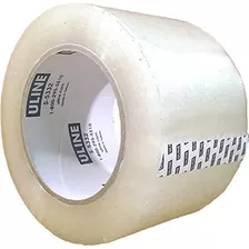 Uline Clear 2 Tape Mil Industrial, 4 Rolls, 1 X 3 X 110 Yd.