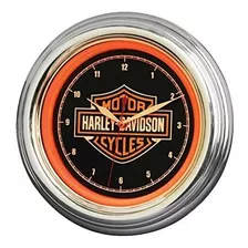 Harley-davidson Bar & Reloj De La Led, De Larga Duración Nar