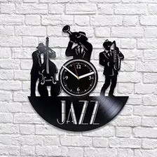 Reloj De Pared De Vinilo Jazz Jazz Jazz Jazz Jazz Jazz Jazz 