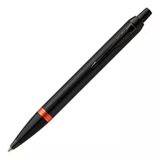 Bolígrafo Esfero Parker Im - Unidad Color De La Tinta Negro Color Del Exterior Naranja