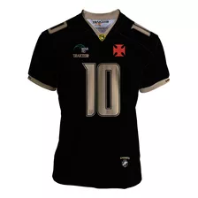 Camisa Futebol Americano Vasco Almirantes Oficial Preta 2022