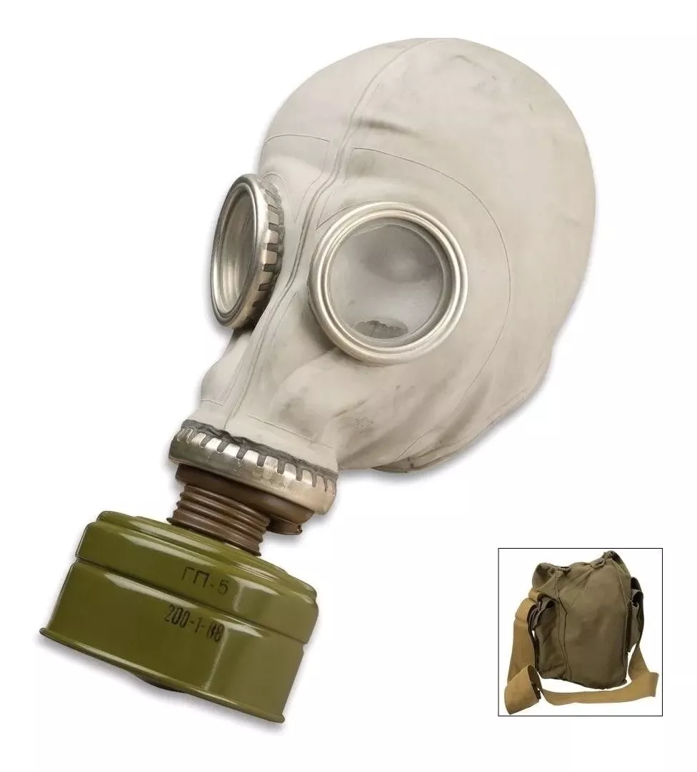 Máscara De Gas Soviética Original Gp-5 Talla L Envío Gratis
