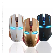 Mouse Gamer Inalambrico Iron Man