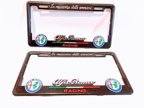 Par Portaplacas Alfa Romeo Foto 2