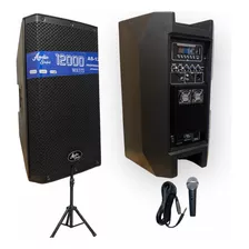 Cabina Activa 12 Audio Sound As-1200+ Base Y Mic Profesional