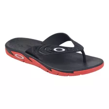 Chinelo/sandalia Oakley Original Crowd Preto/vermelho