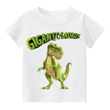 Remera Gigantosaurus Dinosaurios Nene Infantil Algodón