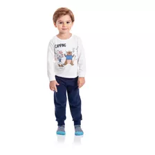 Pijama Infantil Menino Estampa Brilha No Escuro Promoção 