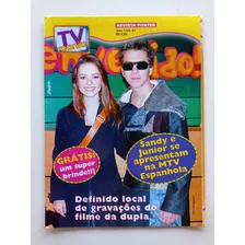 Revista Pôster Tv Mania Nº 67 - Sandy E Júnior - 2002