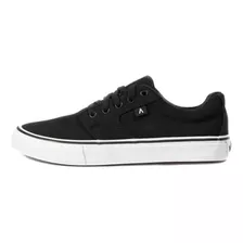 Zapatillas Skate Urbanas Negro De Lona Vart Park