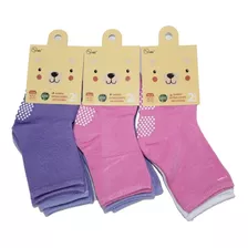 Calcetines De Bambú Antideslizante Para Niñas (6 Pares) 