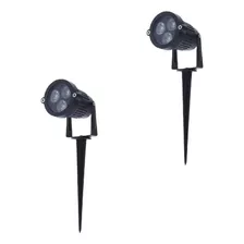 Combo Estaca 6w Luz Amarilla Ip65 Exterior/jardin Por 2 Uni