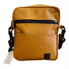 Morral Narrow Eco Cuero Simil Formal Hombre Bandolera 