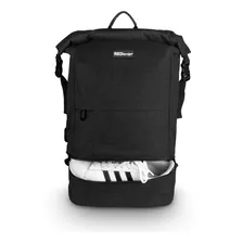 Redlemon Mochila Antirrobo Backpack Roll Top Impermeable, Expandible, Compartimento Multiusos Y Para Laptop De 15 Y Tablet, Con Puerto Usb, Resistente, Para Viajes Y Campamentos, Negro