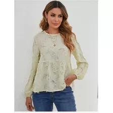 Hermosa Blusa Peplum Tallas Envio Incluido