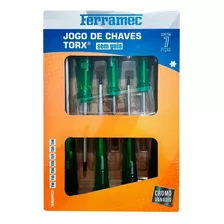 Jogo Chave Torx 7pçs Ferramec Fc5007