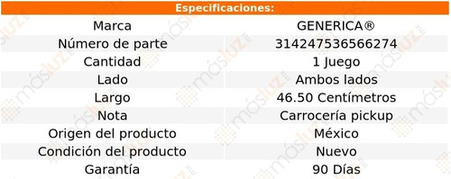 Kit Chicotes Tapa Dodge Ram 50 86/93 Generica Foto 2