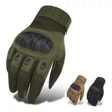 Guantes Moto Tácticos Militar Nudillos Touch Lona Env Grati