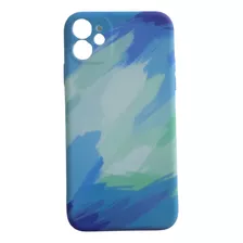 Funda Silicona Para iPhone 11 Al Tacto Gamuzada