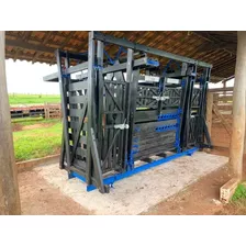 Tronco De Contenção Bovino Completo Com Chassis E Balança