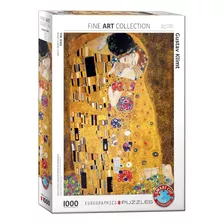 Gustav Klimt The Kiss - Puzzle De 1000 Piezas De Eurographic