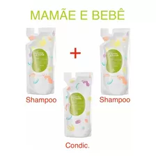 Kit Mamae E Bebe Natura 02 Shampoo + 01 Condicionador