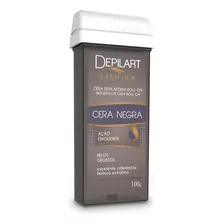 Cera Depilatoria Negra Roll-on Premium 100 G - Depilart