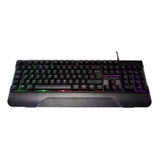 Teclado Gamer Balam Rush Apolo Alambrico Usb Led Br-931359 Color Del Teclado Negro