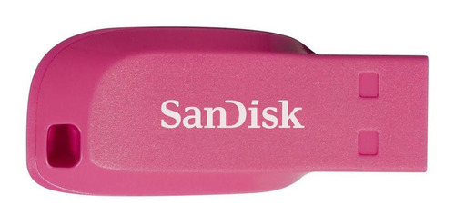 Pendrive Sandisk Cruzer Blade 16gb 2.0 Rosa Eléctrico