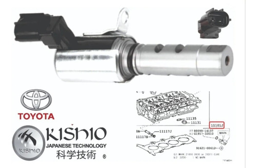 Valvula Solenoide Scion Xa 1.5l 2004-2006 Kishio Nuevo Foto 3