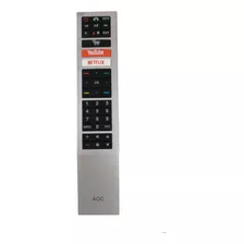 Control Remoto Aoc Smart Tv + Forro + Pilas 