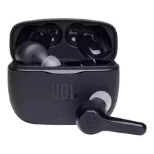 Fone De Ouvido Sem Fio Microfone Bluetooth Tune 215tws Jbl Cor Preto Cor Da Luz Preto