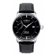 Reloj Hombre Zeppelin 84622 Automático Pulso Negro En Cuero