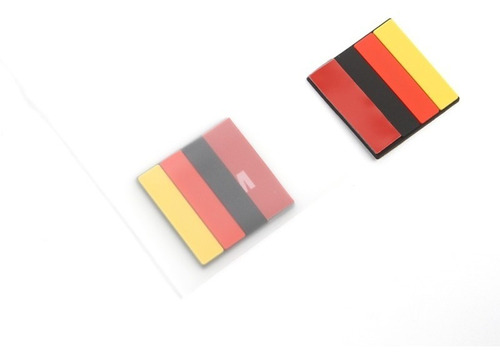 Kit Emblema Bandera Alemania Para Cofre Y Puerta Bmw Audi Vw Foto 7