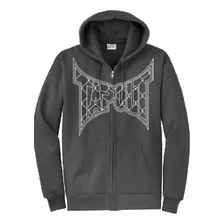 Campera/canguro Tapout Caged Zipup Gris-talle S
