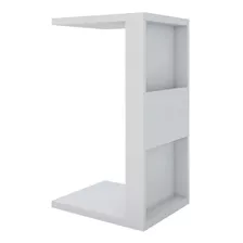 Mesa De Apoio Para Notebook E Sofá Branco Book Líder Design