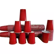 Vaso Rojo Americano 500mlx50u Descartable - Beer Pong Fiesta