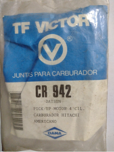 Tf Victor  Juntas Carburador hitachicr-942datsun Pick  Foto 6