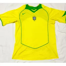 Camisa Seleção Do Brasil Oficial Nike 2004 G - Impecável!