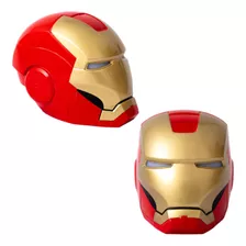 Luminária De Mesa Vermelha Capacete Do Tony Stark Marvel 