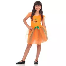 Fantasia Abobora Infantil Halloween