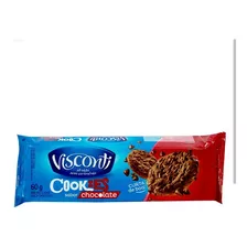 Kit 20 Pacotes De Cokies Visconti Sabor Chocolate De 60g